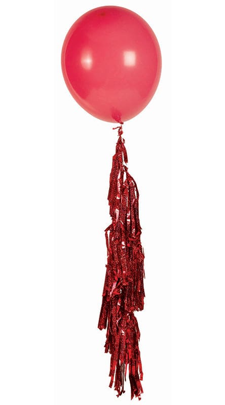 Balloon Tassel  Small Red