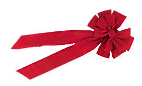 Christmas Velvet Large Bow