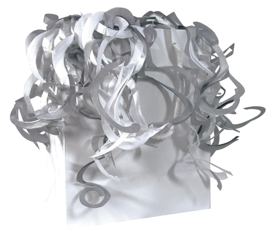 Paper Curlz Silver - White