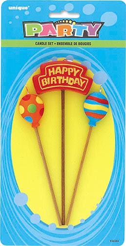 Happy Birthday Candle Set