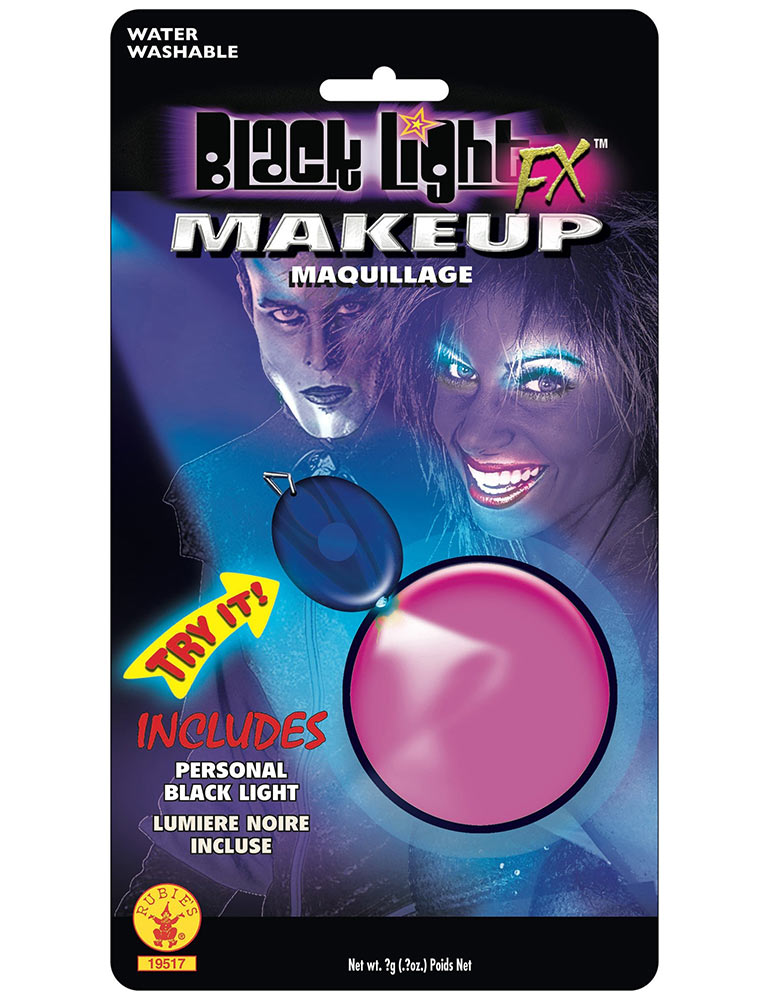 Black Llight FX Pink Glow Makeup
