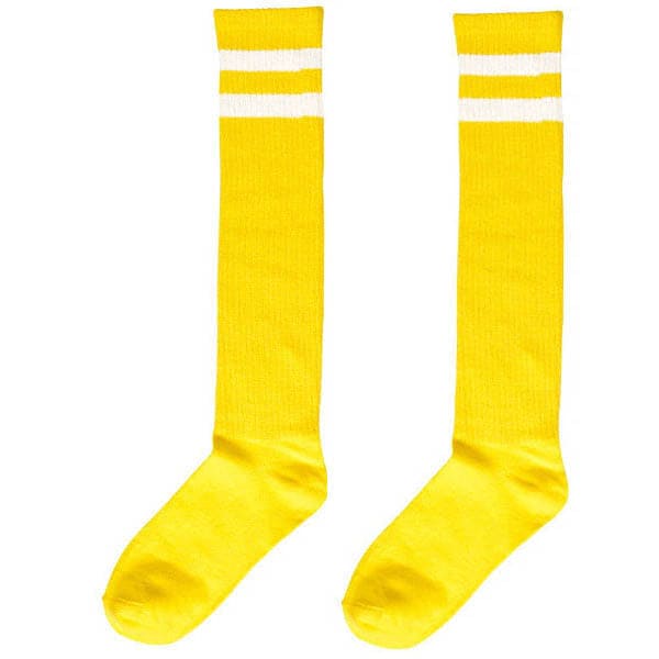 YellowStripe Knee High Socks