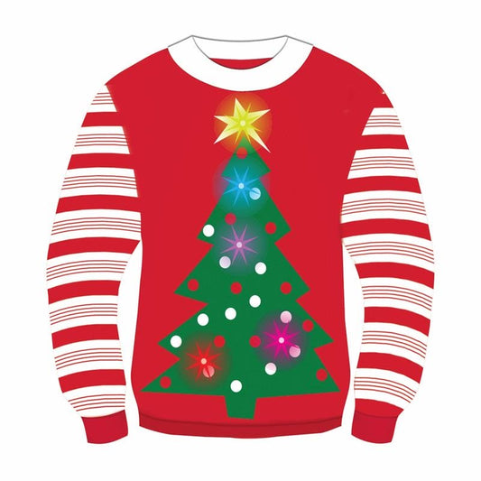 Christmas Tree Light Up Sweater