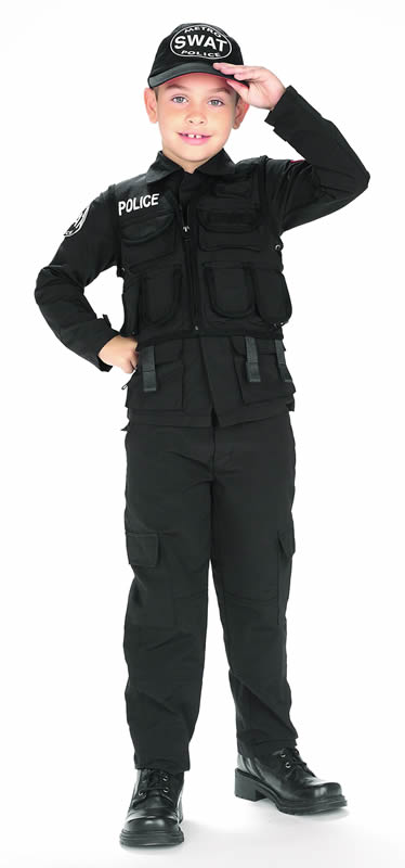 S.W.A.T. Police Child Kid's Halloween Costume