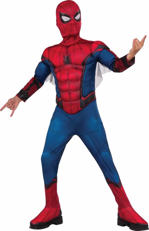 Far From Home Deluxe Spider-Man Red/Blue Suit Child Costume