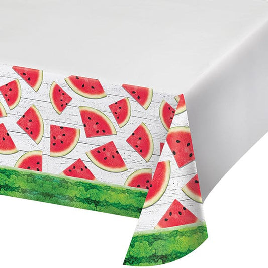 Watermelon Wow 54in x 102in Paper Table Cover