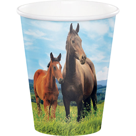 Horse and Pony 9oz Cups