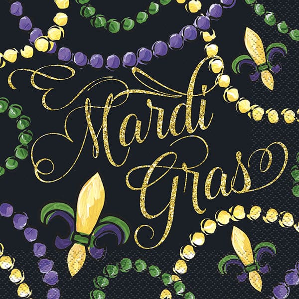 Mardi Gras Luncheon Napkins 16 Ct