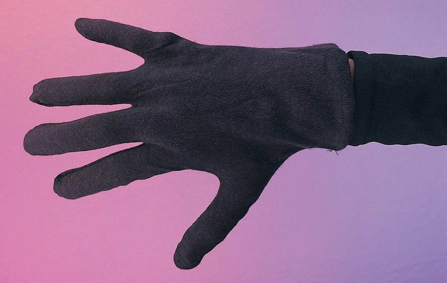 Black Cotton Gloves