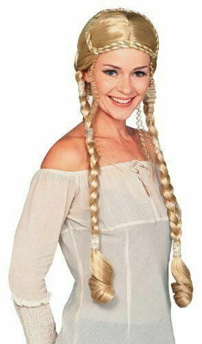 Renaissance Lady Braided Blond Wig