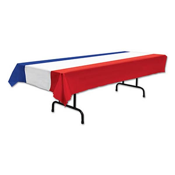 Patriotic 54in. x 108in. Plastic Tablecover