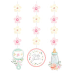 Farmhouse Floral Baby Hanging Cutouts
