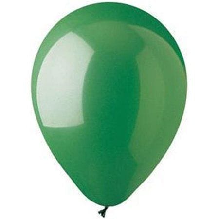 Green 12in 15pk Latex Balloon - Party Depot Store