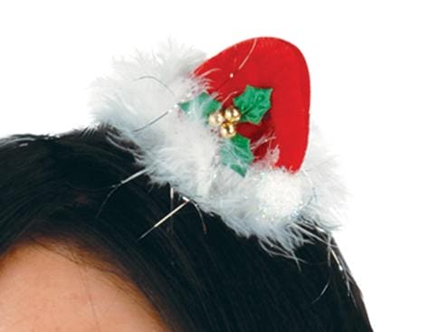 Mini Santa Hat Hair Clip