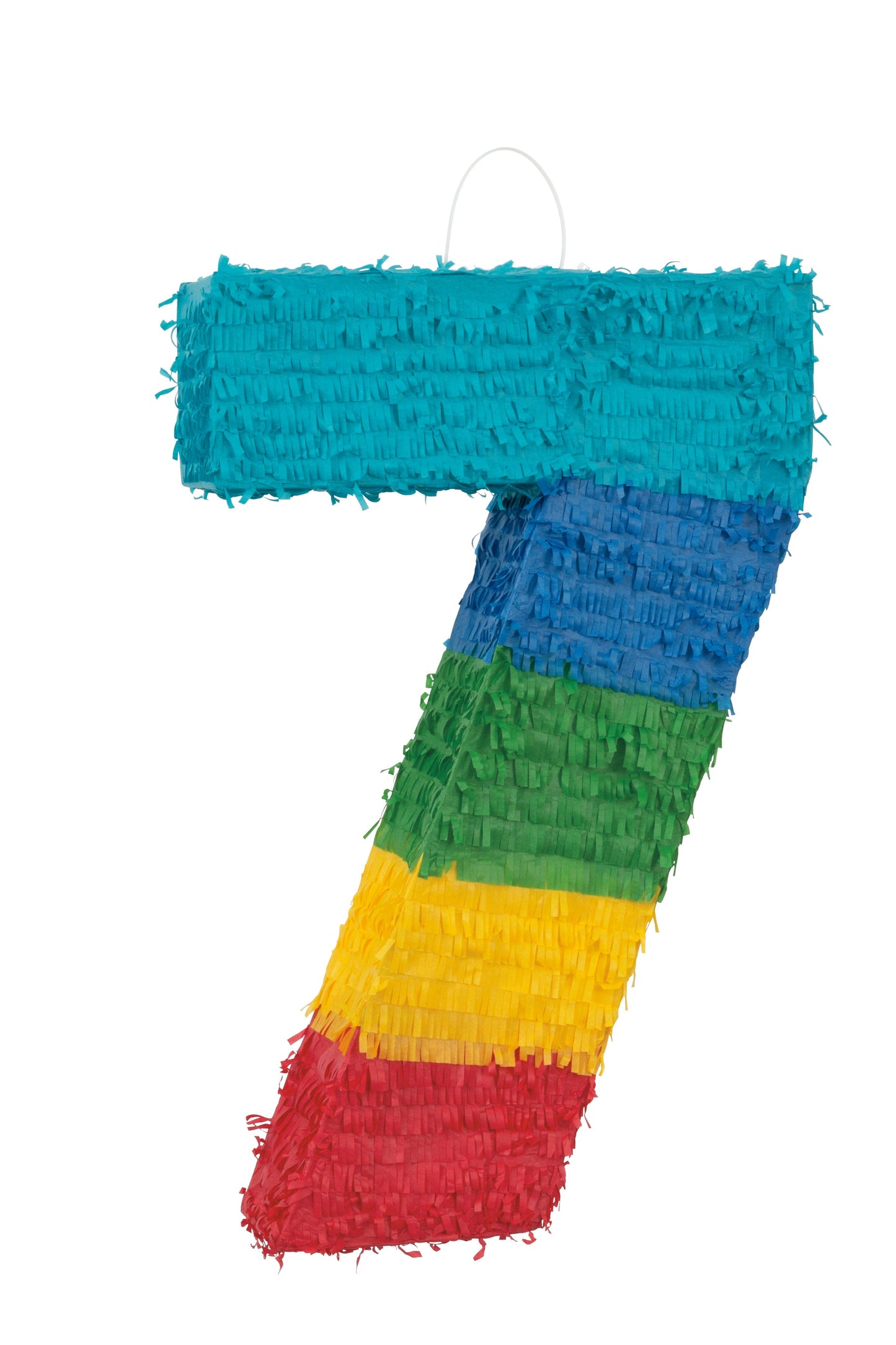 Pinata Number 7 Rainbow