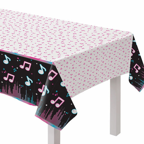 Internet Famous Viral Music Note 54in x 96in Table Cover 1ct.