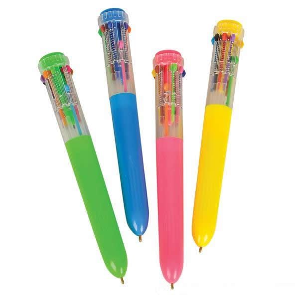 Shuttle Pen With 10 Colors