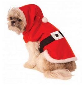 Santa Hoodie Pet Costume