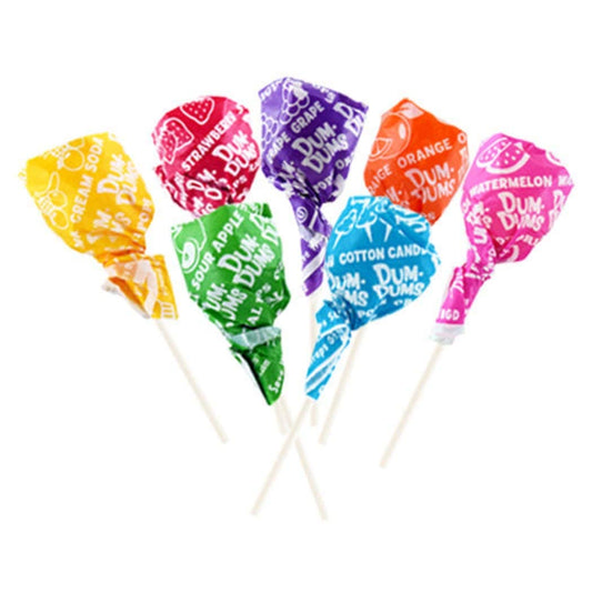 Dum-Dum Rainbow Assorted Pops (75)