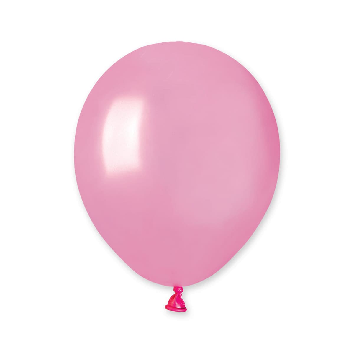 5" Latex Balloon Metallic Rose 100 Ct