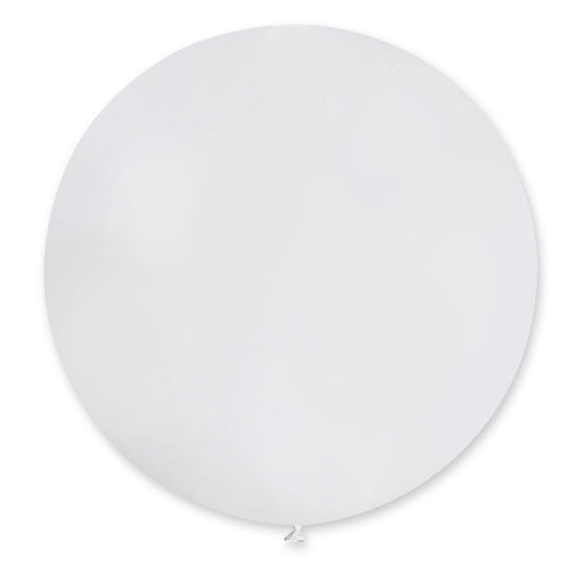 31" Giant Latex Balloon White