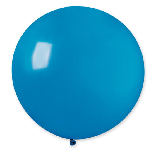 31" Giant Latex Balloon Blue