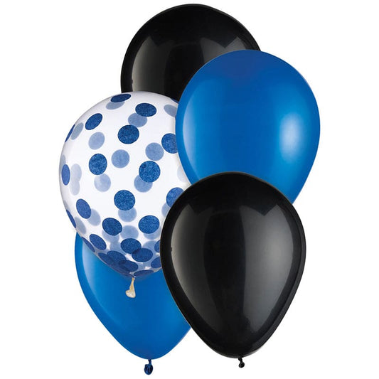 Blue Color Mix 11in Latex Balloons15ct