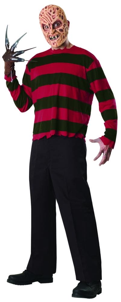 Freddy Krueger Adult Mask and Shirt