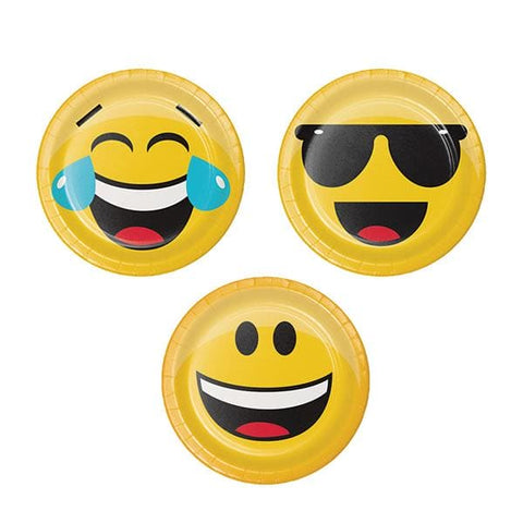 Emojions Lunch Paper Plates 7in