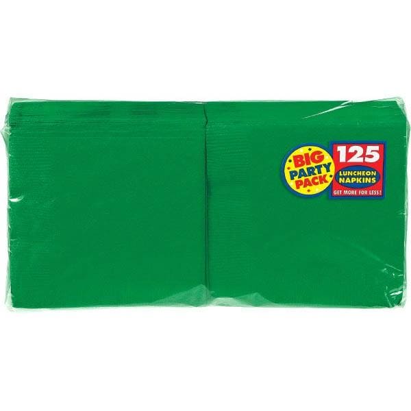 Festive Green Big Party Pack Luncheon Napkins