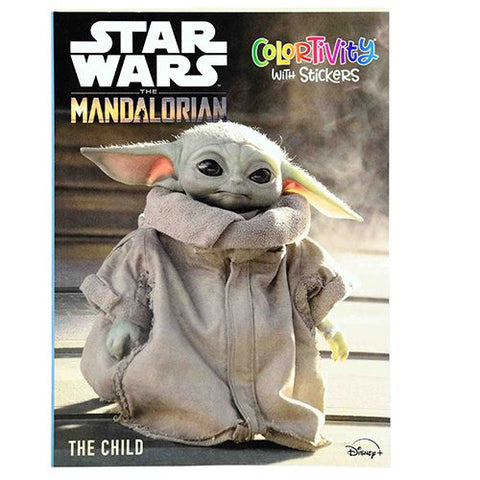 Mandalorian Baby Yoda Grogu Coloring Book