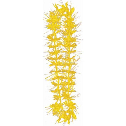 Yellow Tinsel Lei