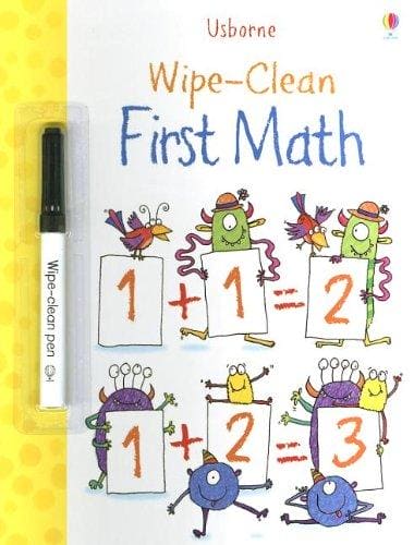 Wipe-Clean First Math Book