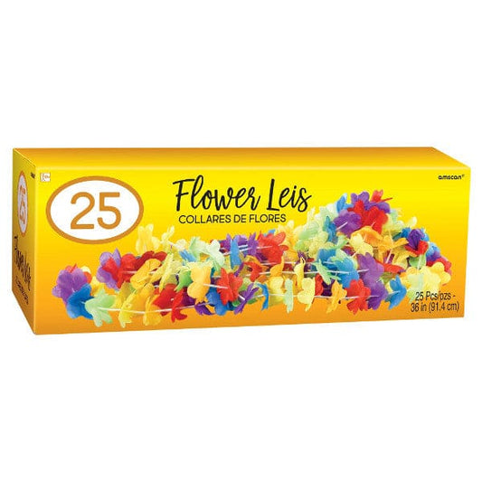 Multicolor Floral Leis 25ct