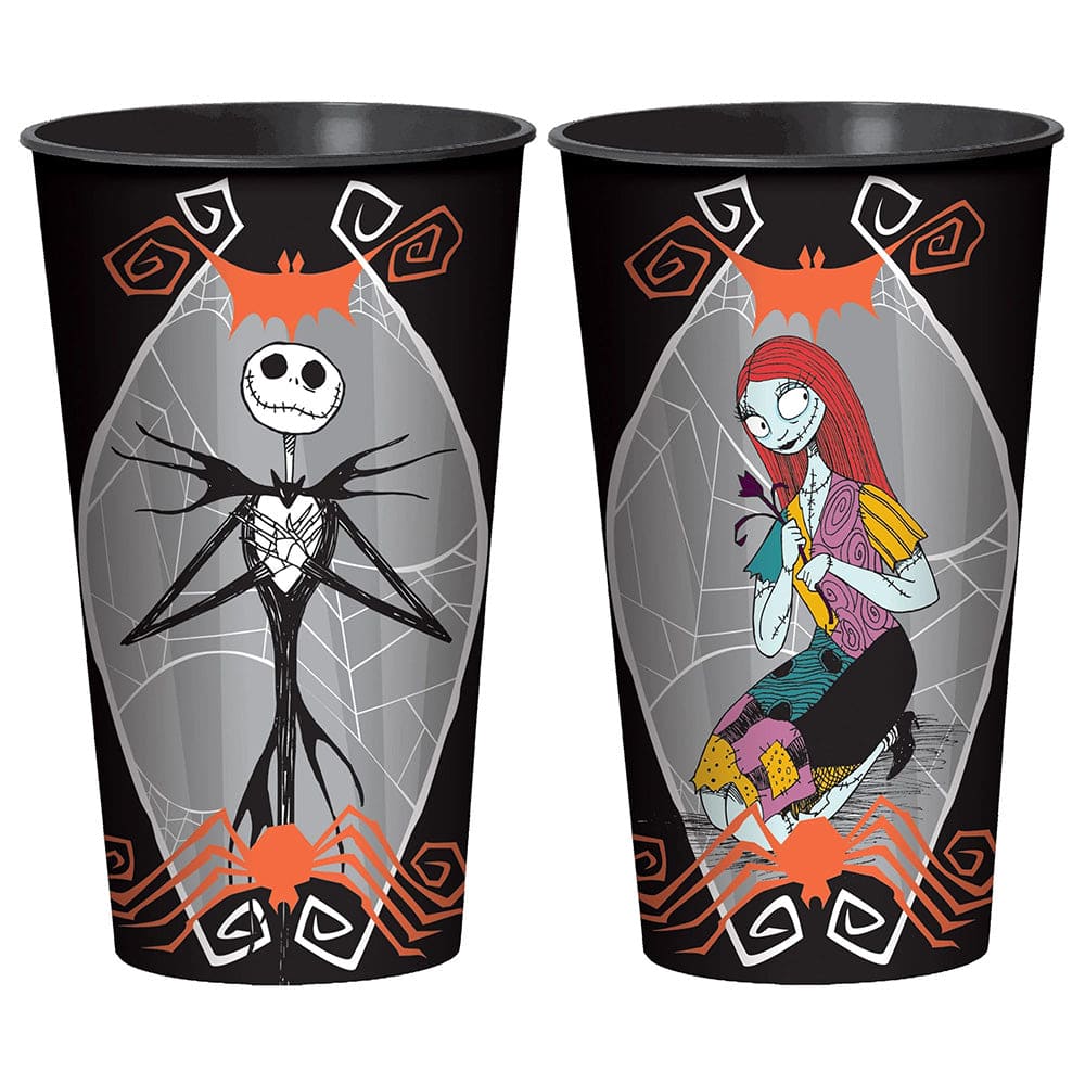 Disney Tim Burton's Nightmare Before Christmas Plastic Cup 32 oz