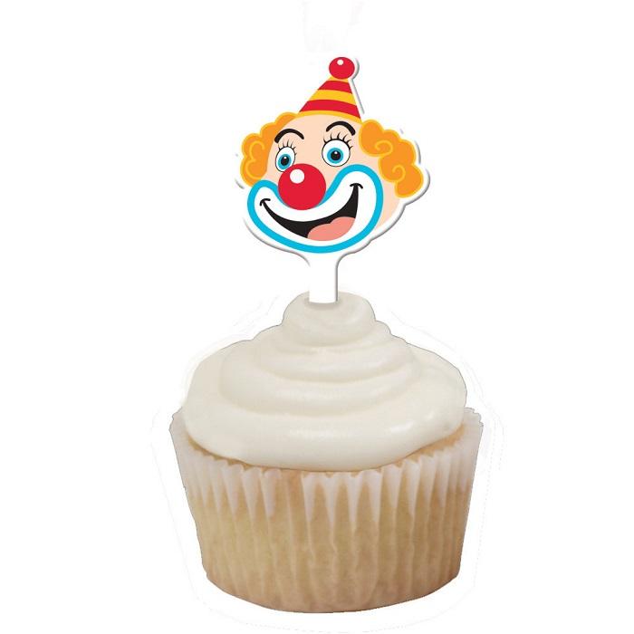 Big Top Birthday Cupcake Picks 12ct (Online only)