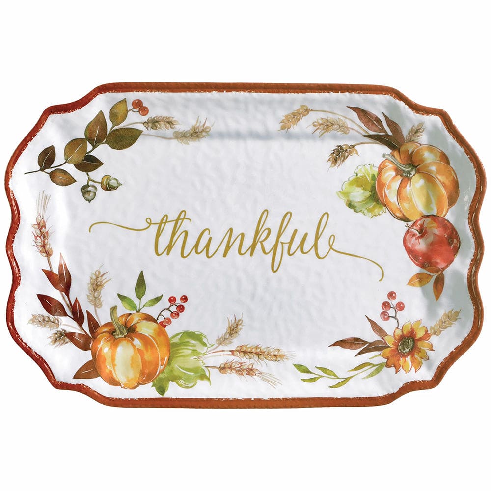 Thanksgiving Melamine Serving Platter