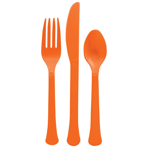 Heavy Weight Cutlery Assorted - Orange Peel