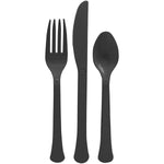 Heavy Weight Cutlery Assorted - Jet Black