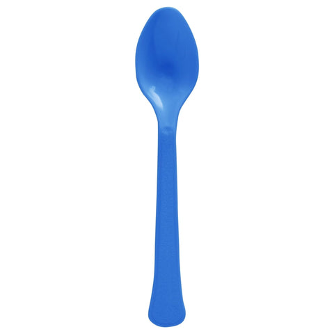 Boxed Heavy Weight Spoons - Bright Royal Blue