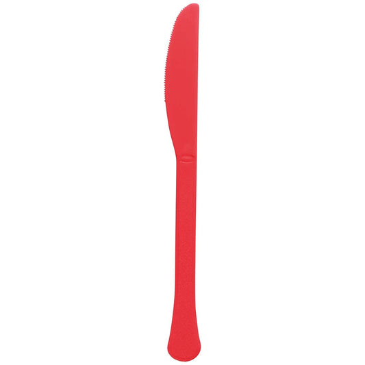 Boxed, Heavy Weight Knive  - Apple Red