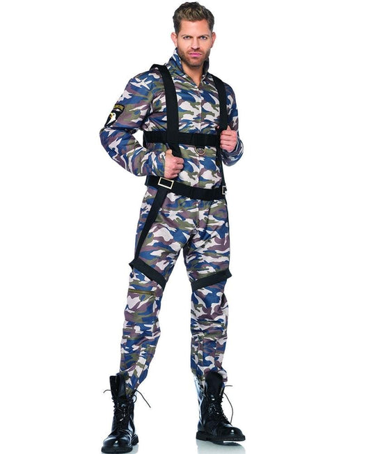 Paratrooper Military Soldier Men's Costume