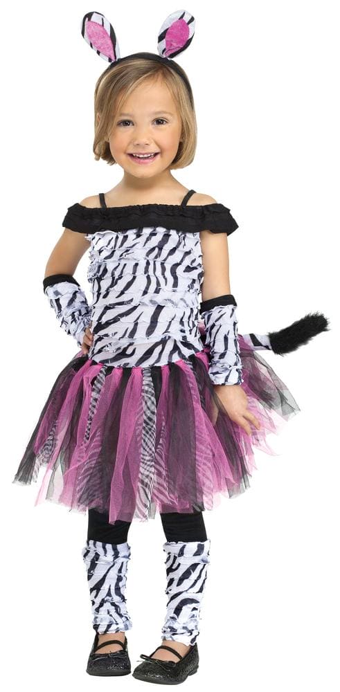 Zebra Girl Toddler Costume
