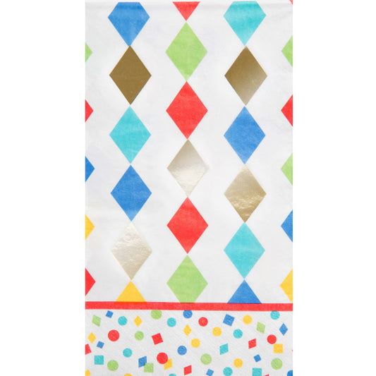 Party Diamond Paper Guest Towels