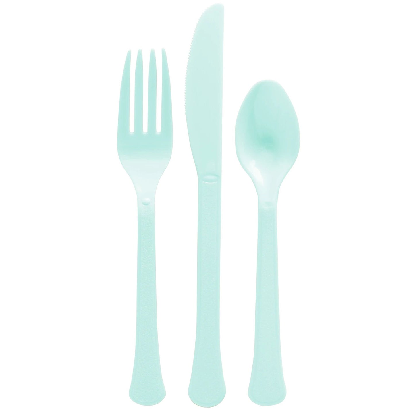 Heavy Weight Cutlery Asst., High Ct. - Robin's-Egg Blue 200 Ct