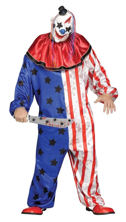 Evil Clown Full Figure Adult Costume