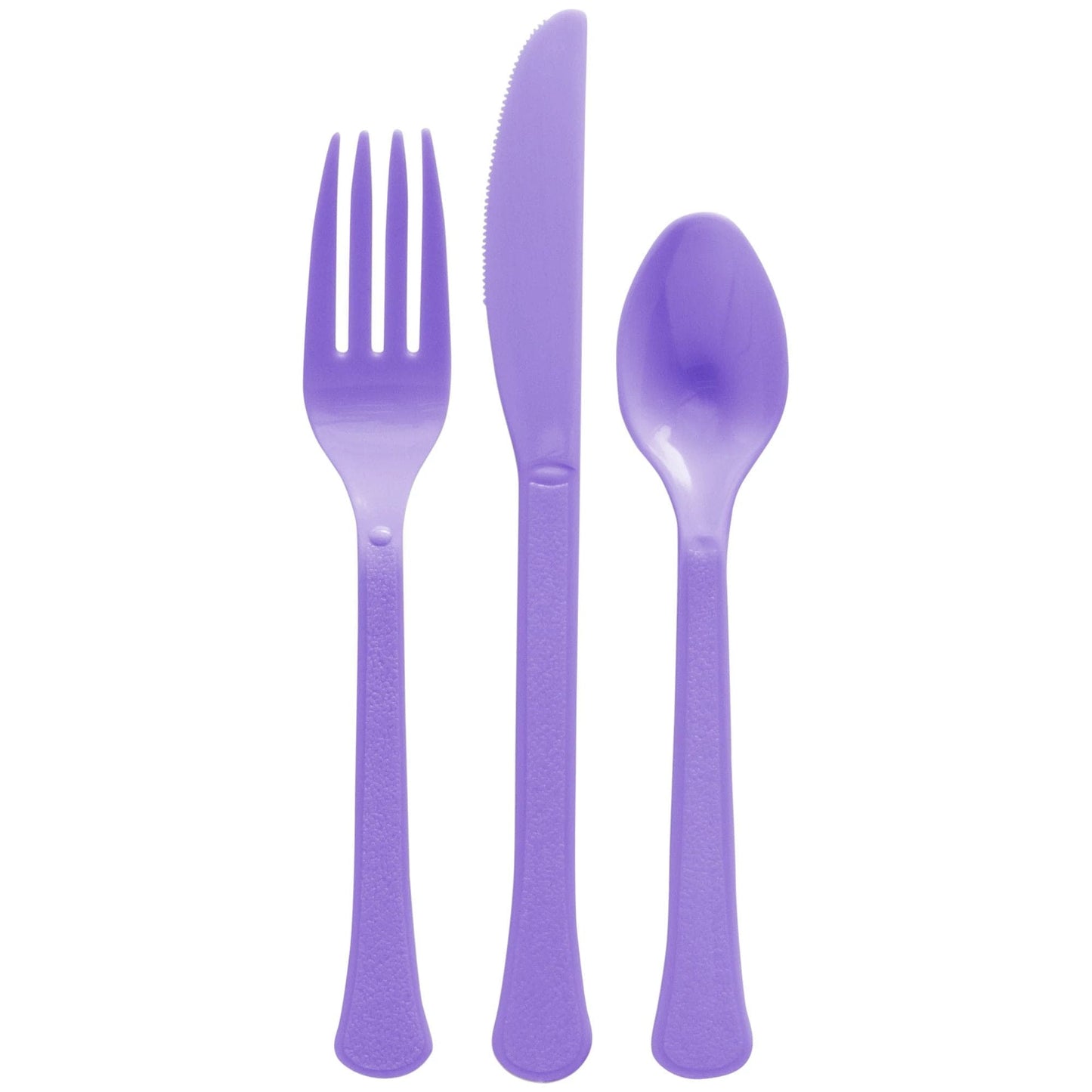 Heavy Weight Cutlery Asst., High Ct. - New Purple 200 Ct