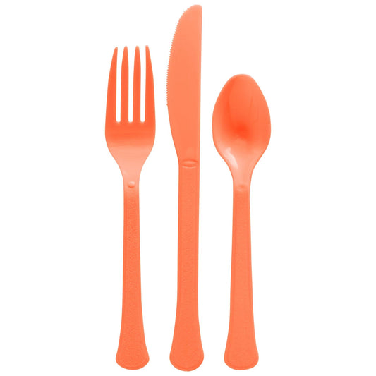 Heavy Weight Cutlery Asst., High Ct. - Orange Peel 200 Ct