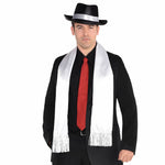 White Gangster Scarf