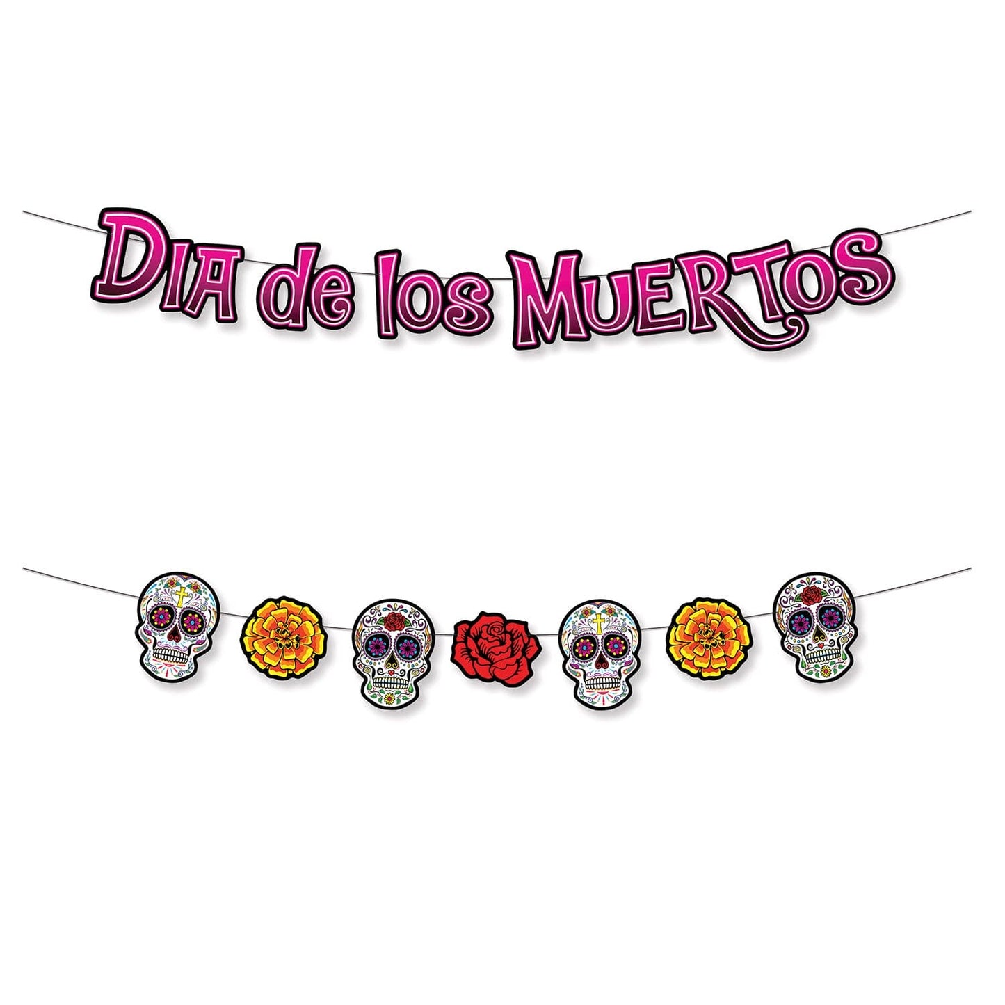 Dia De Los Muertos Streamer Set